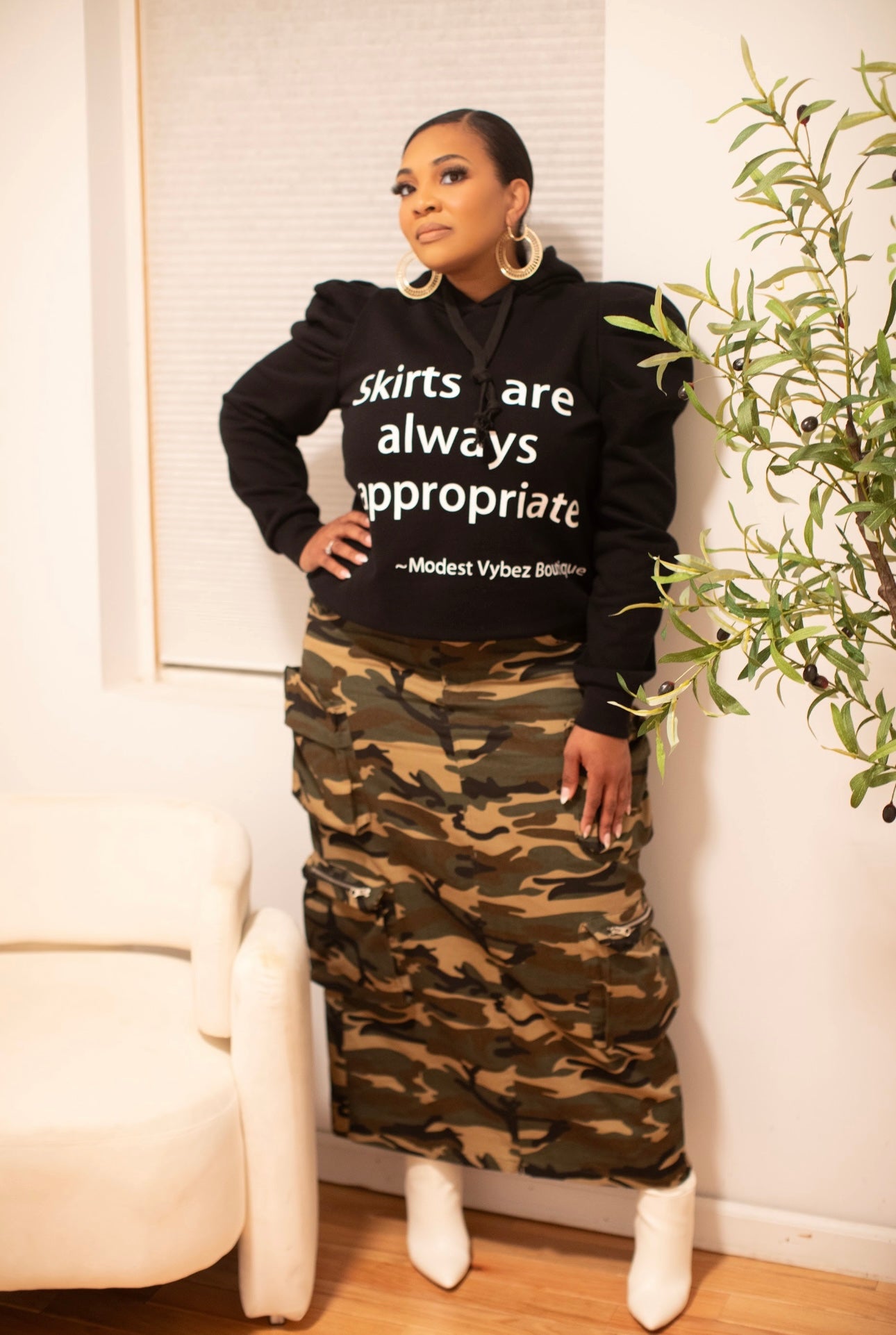 CARGO STYLE MAXI-Camo