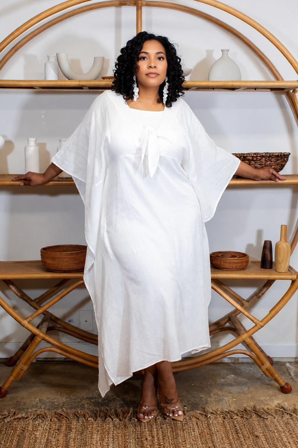 MODERN CHIC KAFTAN-Off White