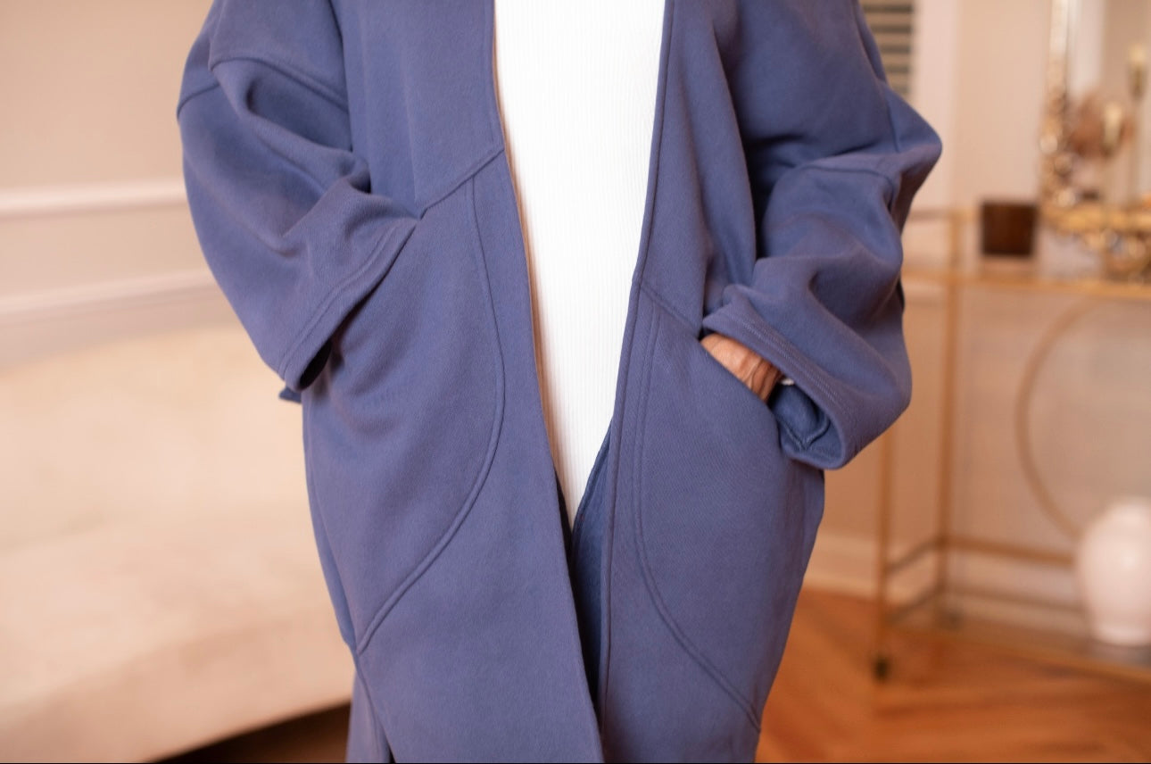 SCARF DETAIL WRAP CARDIGAN