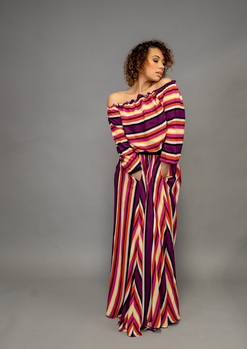 SEEING STRIPES-SET - Modest Vybez Boutique