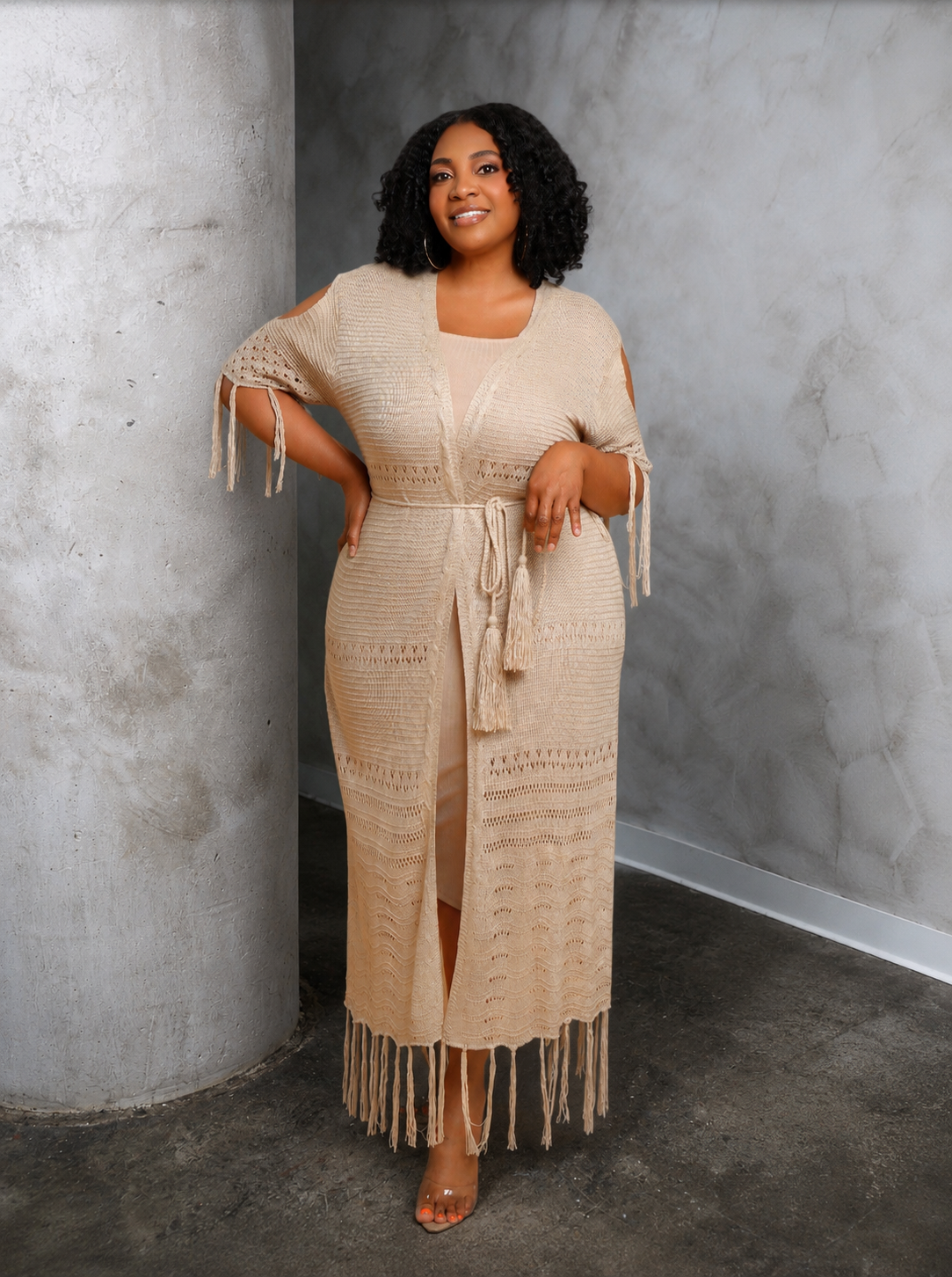 BOHO FRINGE CARDIGAN