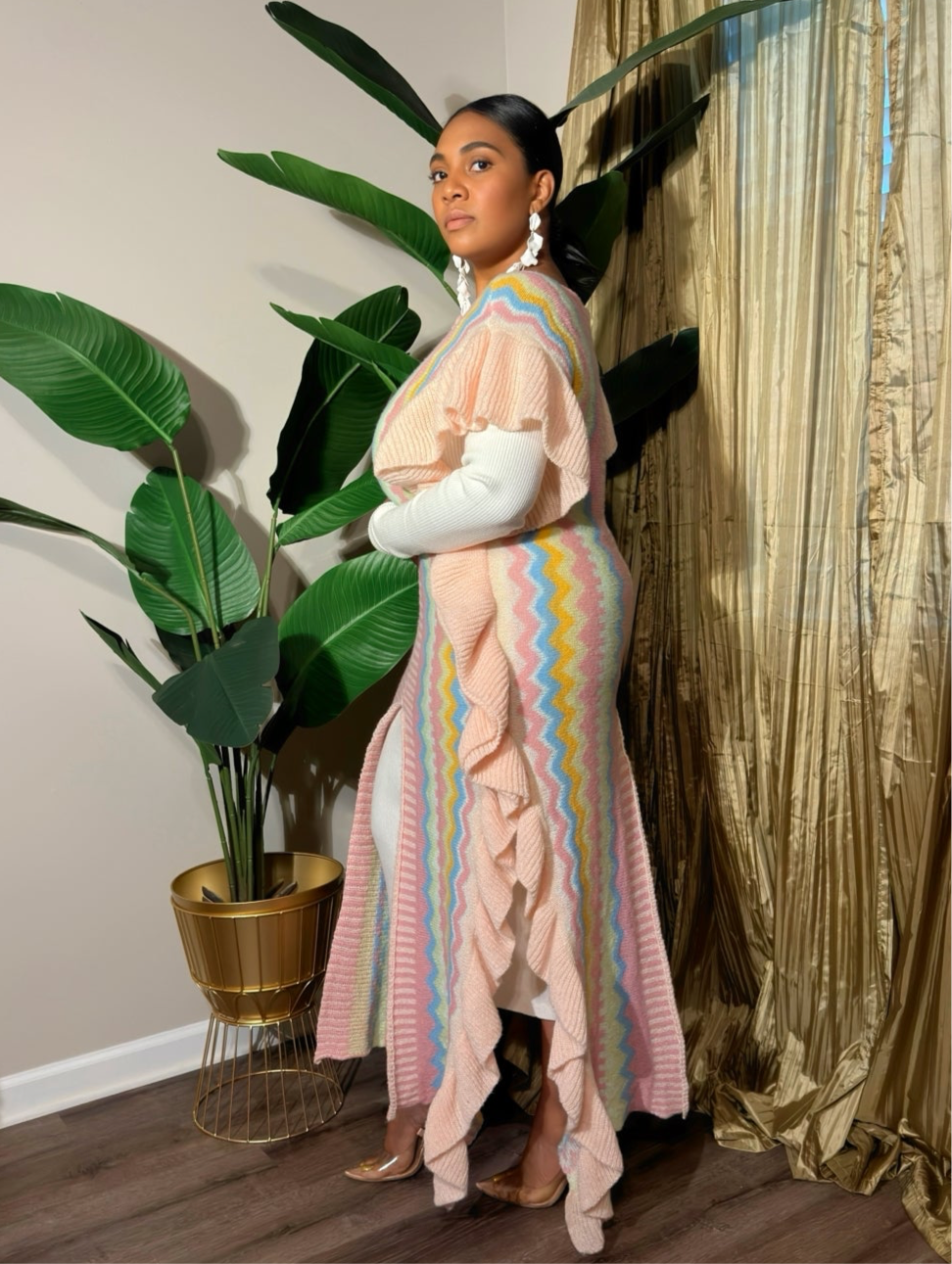 AZTEC Kaftan-Pink