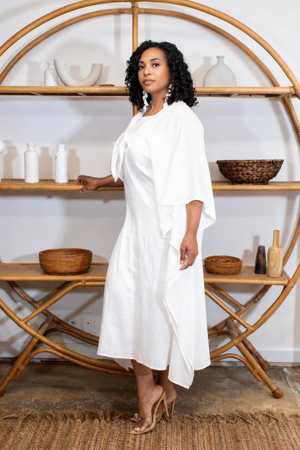 MODERN CHIC KAFTAN-Off White