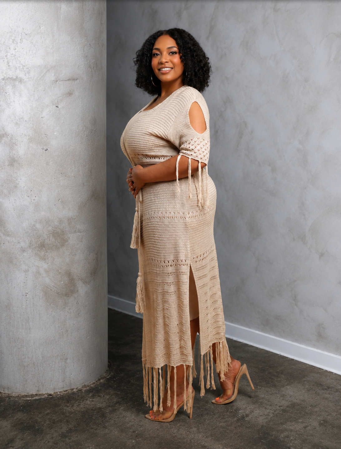 BOHO FRINGE CARDIGAN