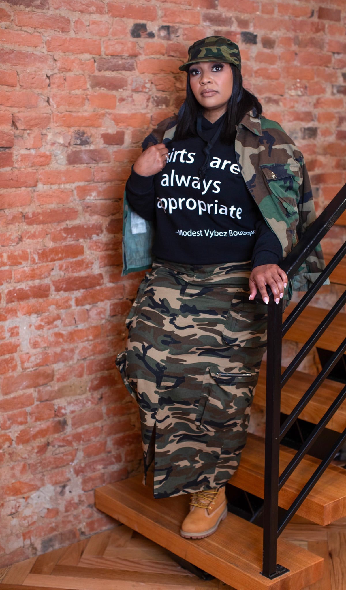 CARGO STYLE MAXI-Camo