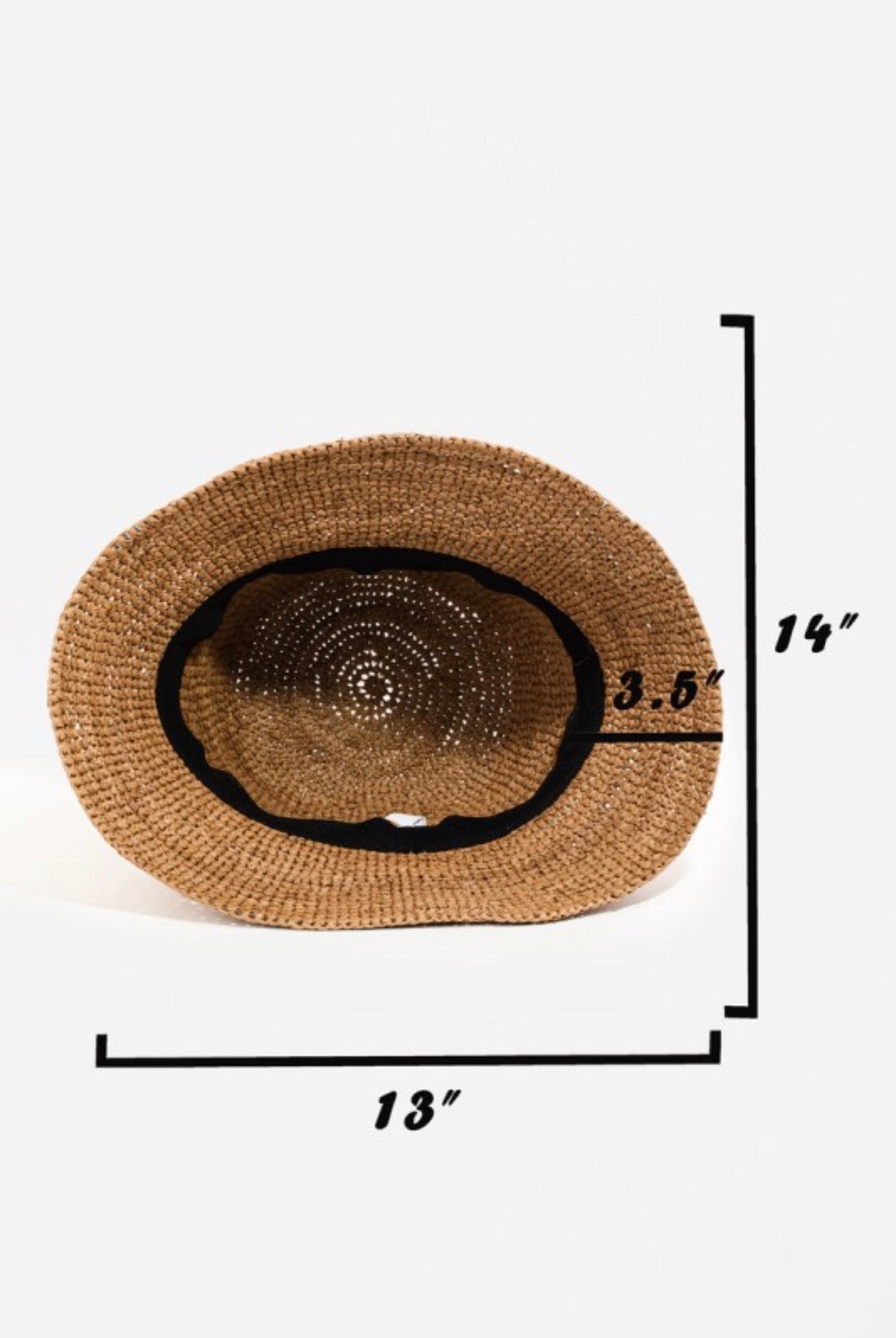 STRAW BUCKET HAT