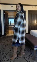 PLAID SHACKET-(2 color options)