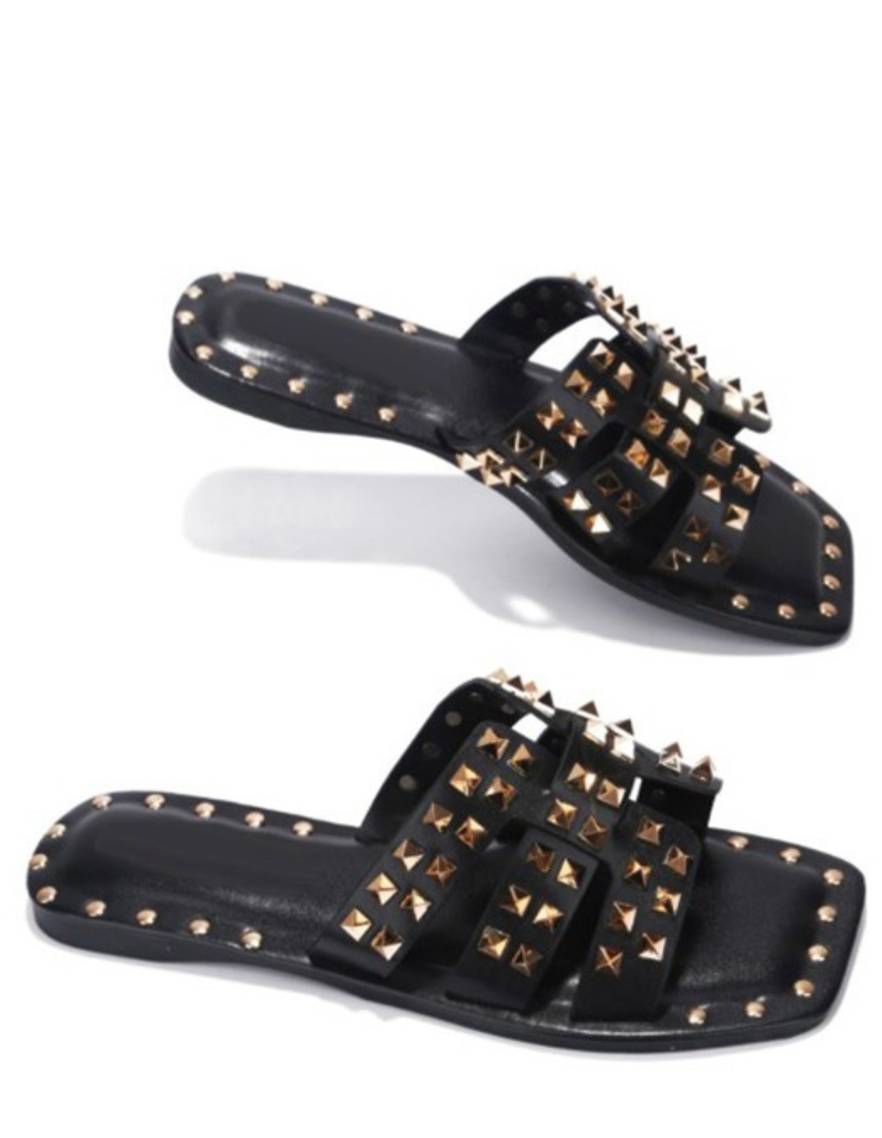 EMBELLISHED SANDALS (2 color options) - Modest Vybez Boutique