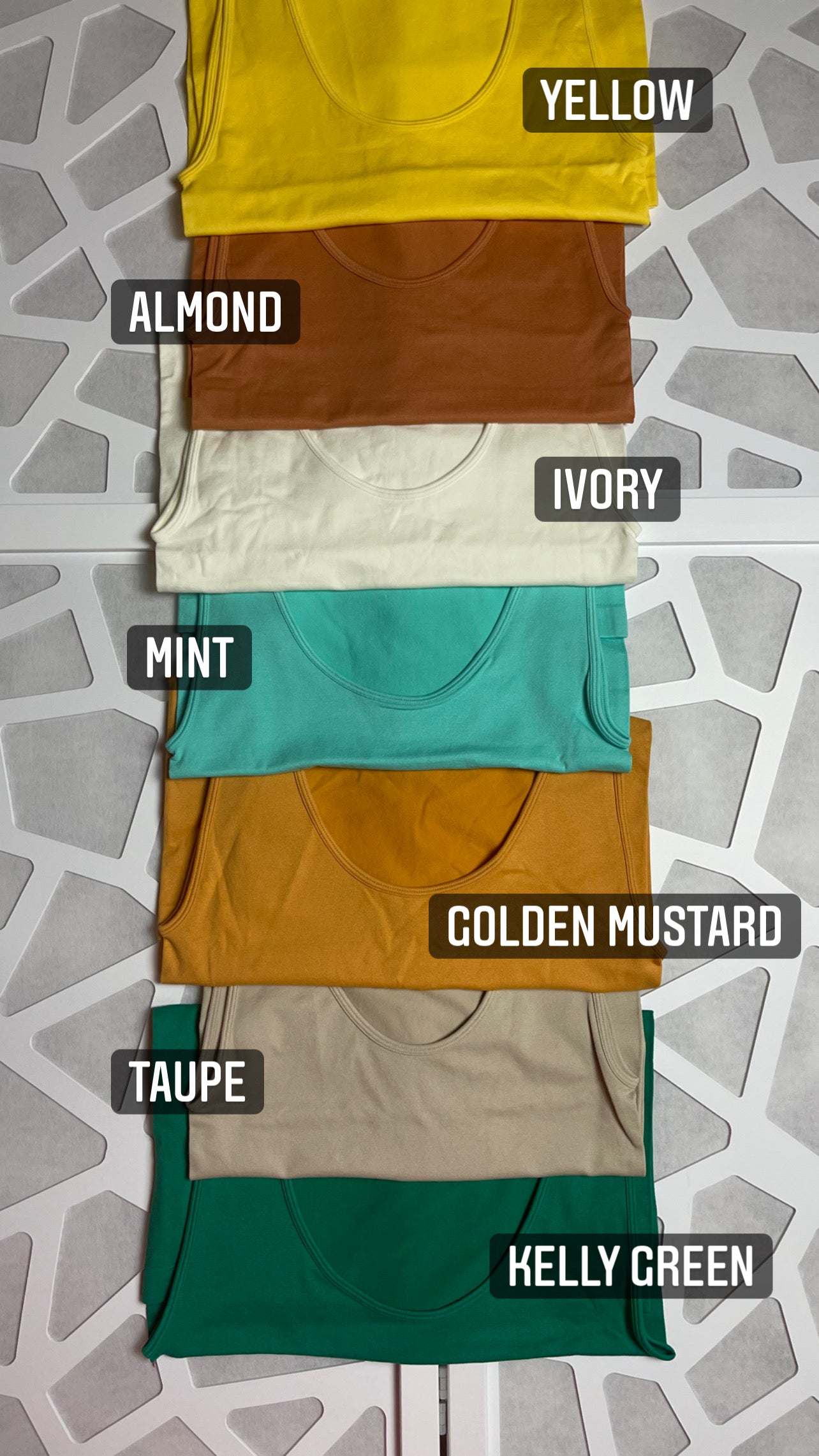 MODEST TANK TOP (8 color options) - Modest Vybez Boutique